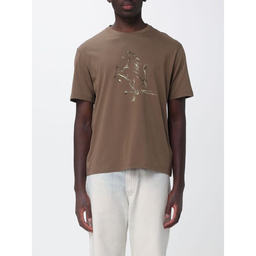 Ferrari T-Shirt Men Kaki